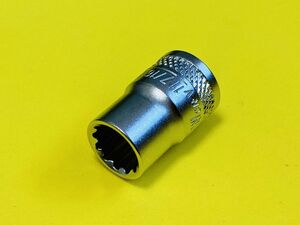 HONITON 差込角 9.5mm (3/8 dr) ミリ・インチ兼用 ソケットレンチ 11mm & 7/16インチ