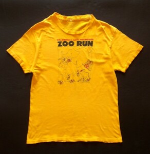 即決 80'S ヴィンテージ ズー ラン Tシャツ 7TH ANNUAL SAN FRANCISCO ZOO RUN vintage nike