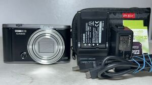 ◆極美品◆CASIO カシオ EXILIM EX-ZR3100コンパクトデジタルカメラ 予備バッテリー 32GBメモリ ケース 6ヶ月動作保証 即決送料無料