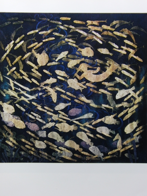 إيكو هيراياما, [استمرار أعماق البحار ماندالا], من كتاب الفن النادر, في حالة جيدة, علامة تجارية جديدة بإطار عالي الجودة, ًالشحن مجانا, اللوحة اليابانية, يوني, تلوين, طلاء زيتي, لوحات دينية