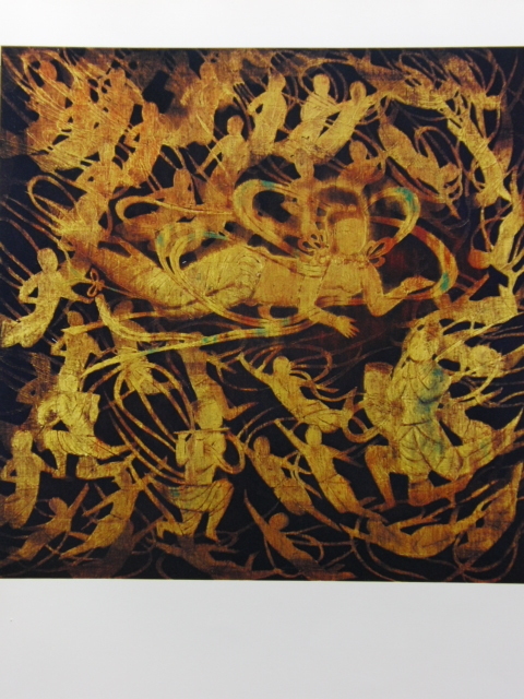 Ikuo Hirayama, [Volume 5 du Long Agama Sutra], Extrait d'un livre d'art rare, En bonne condition, Tout neuf avec un cadre de haute qualité, livraison gratuite, Peinture japonaise, Yoni, Peinture, Peinture à l'huile, Tableaux religieux
