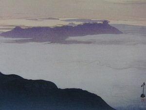 吉田博、雨後の八ヶ岳（駒ヶ岳岩室より）、希少な額装用画集より、新品高級額装付、状態良好、送料無料、日本人画家、ｙ321
