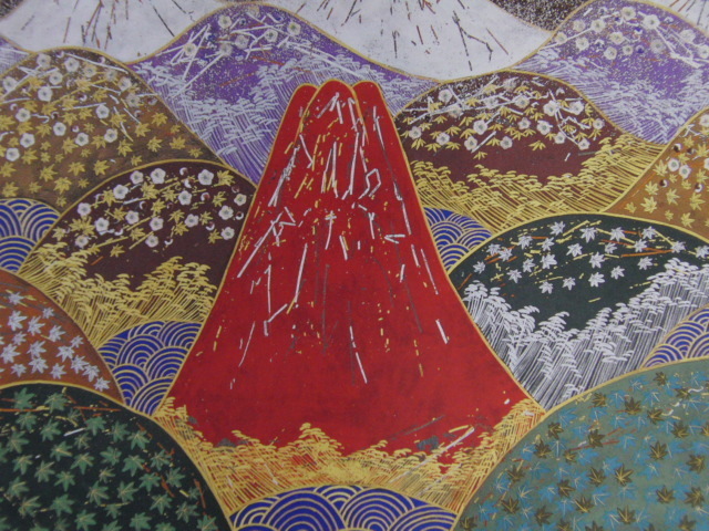 Reiji Hiramatsu, [Mapa del Monte Fuji], De un libro de arte raro, En buena condición, Nuevo con marco de alta calidad., envío gratis, pintura japonesa, Yoni, Cuadro, Pintura al óleo, Naturaleza, Pintura de paisaje