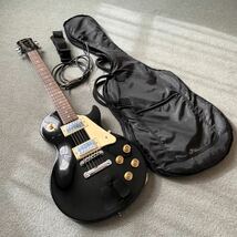 Epiphone by Gibson Les Paul 100 エピフォン　ギブソン　レスポール　ジャンク扱い　エレキギター 黒　BLK lespaul -_画像1
