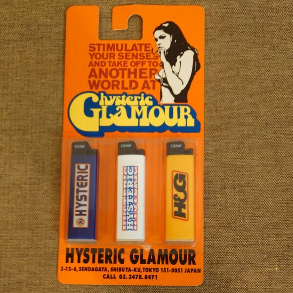 ☆未使用☆ヒステリックグラマーHYSTERIC GLAMOUR　ライター３本セット