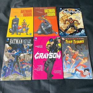  American Comics summarize // Batman Robin Night wing tea n Titan z etc. comics 