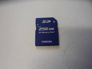 動作保証！TOSHIBA ＳＤカード 256MB