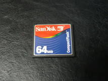 動作保証！SanDisk CFカード 64MB_画像1