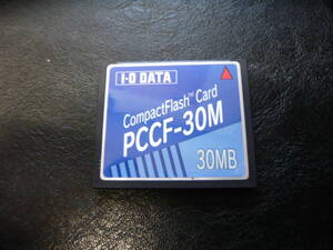 動作保証！I・O DATA CFカード 30MB PCCF-30M