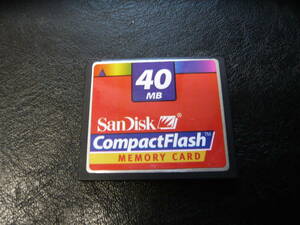  operation guarantee!SanDisk CF card 40MB