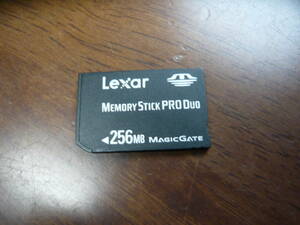 動作保証！LEXAR Memory Stick PRO Duo 256MB MAGIC GATE