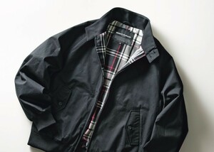 美品★キンロック アンダーソン ハリントンジャケット/Kinloch Anderson Harrington Jacket/ブラック・黒/正規品