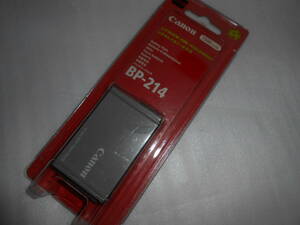 【新品未開封】キヤノン CANON 純正品 ◆ ビデオカメラ バッテリーパック ★ BP-214 ☆ 1500mAh