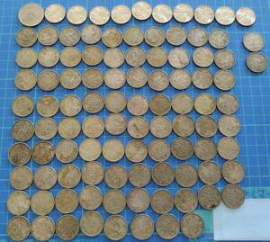旧１００円硬貨　鳳凰32枚　稲穂58枚　エキスポ沖縄10枚　エキスポ70　１枚　計101枚