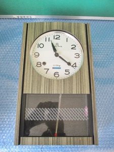 掛時計 リズム時計工業 Family RHYTHM 30Day Wall Clock 動作未確認 当時物 昭和レトロ コレクション 記念品