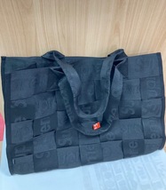 【3635】Supreme シュプリーム 2023SS Woven Large Tote ウォーブンラージトート トートバッグ ブラック　黒_画像1