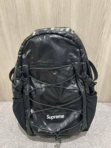 17fw Supreme Backpack ☆ シュプリーム バックパックリュック ブラック ☆ 送料無料