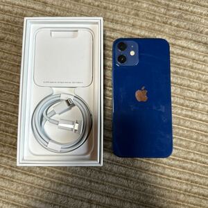 iPhone12 mini ブルー　SIMフリー 付属品 