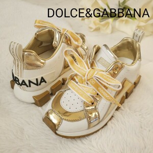 レア♪DOLCE&GABBANA スニーカーキッズ30サイズ