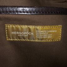 (29)超美品「HERGOPOCH」●クラッチバッグ●斜めがけショルダーバッグ●本革レザー●濃茶●A4●エルゴポック●ビジネスバッグ●多用途●ih_画像7