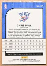 CHRIS PAUL (クリス・ポール) 2019-20 HOOPS PREMIUM STOCK トレーディングカード 【NBA,オクラホマシティ・サンダー,OKC THUNDER】_画像2