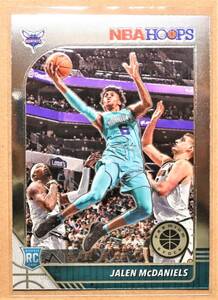 JALEN MCDANIELS (ジェイレン・マクダニエルズ) 2019-20 HOOPS PREMIUM STOCK RC トレーディングカード 【NBA,ホーネッツ,HORNETS】