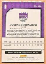 BOGDAN BOGDANOVIC (ボグダン・ボグダノビッチ) 2019-20 HOOPS PREMIUM STOCK トレーディングカード 【NBA,サクラメントキングス,KINGS】_画像2