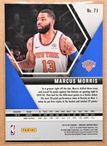 MARCUS MORRIS (マーカスモリス) 2019-20 MOSAIC トレーディングカード 71 【NBA,ニューヨークニックス,NEW YORK KNICKS】_画像2