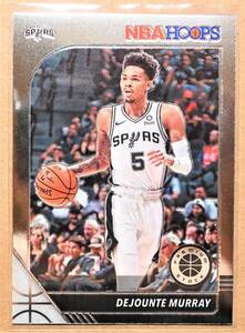 DEJOUNTE MURRAY (デジャンテ・マレー) 2019-20 HOOPS PREMIUM STOCK トレーディングカード 【NBA,サンアントニオ・スパーズ,SPURS】