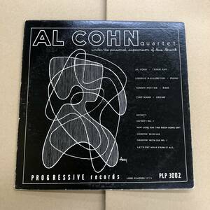 (10inch) Al Cohn Quartet - S/T［PLP3002］アメリカ盤 Progressive DG Flat