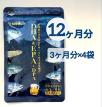 約12ヶ月分 オメガ3 DHA&EPA＋DPA 不飽和脂肪酸 サプリメント　_画像1