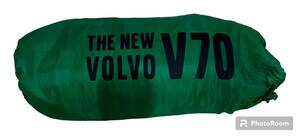 VOLVO ボルボ　ディラー販売品　THE NEW　VOLVO　V70 寝具　敷マット　グリーン　トナカイ柄　希少/2282