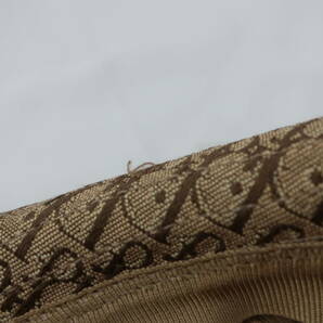 ☆☆同梱不可【S送900円】 473 Christian Dior  クリスチャンディオール ラスタ トロッターハット キャンバス 帽子 ベージュ系 58の画像10