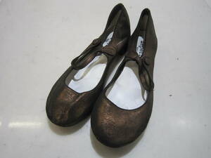 【送900円】　6360　repetto　レペット　ストラップパンプス　靴　シューズ　ブラウン　38　