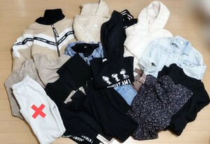 女のコ☆秋冬衣類☆ユニクロダウン＆H&M等☆140〜150