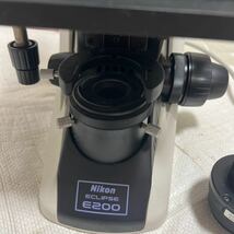 Nikon ECLIPSE E200 生物 顕微鏡 エクリプス 光学機器 現状品_画像2