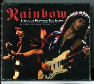 #5329 中古CD Rainbow / STRAIGHT BETWEEN THE SHAPE Live at Budokan, Tokyo, Japan 22nd October 1982, 13th March 1984 4枚組