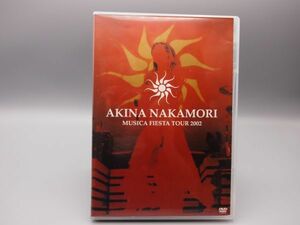 #5198 中古DVD 中森明菜 DVD AKINA NAKAMORI MUSICA FIESTA TOUR 2002 初回限定 写真集付