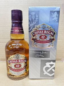 未開栓 CHIVAS REGAL シーバスリーガル 12年 ハーフボトル ウイスキー 350ml 40％ 箱付き