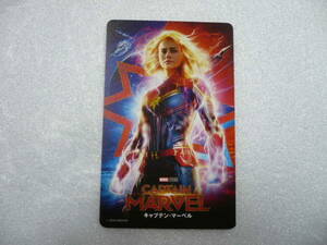 ◆666★　使用済　ムビチケ　半券　映画　★　キャプテン・マーベル　★　　CAPTAIN MARVEL