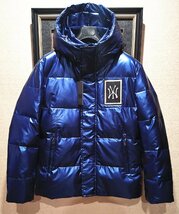 最高級10万※EU製ダウンジャケット★イタリア・ミラノ発*BOLINI*ブラックライン※designer・超防寒・ダウンジャケット ・54/XXXLブルー_画像1