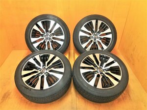 『送料無料』A840 トヨタ30アルヴェルSCパッケージ後期 235/50R18 4本セット 18×7.5J 114.3×5 ET45 30アルファードなどに