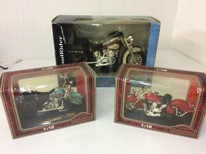 #9652 バイク 模型 コレクション 1:18 AMERICAN HERITAGE/Indian Chief/RoadRider collection Rock & Road