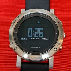 SUUNTO CORE Brushed Steel アウトドアウォッチ ユニセックス　稼働品デジタルウォッチ