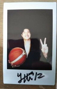 { super ultra rare application elected goods }NBA Watanabe male large player autograph sa -inch eki