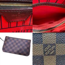 ルイ・ヴィトン LOUIS VUITTON ネヴァーフルPM N41359 ブラウン ダミエキャンバス トートバッグ レディース 中古_画像10