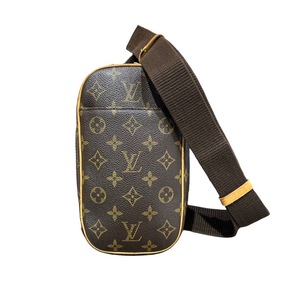 ルイ・ヴィトン LOUIS VUITTON ポシェット・ガンジュ M51870 ブラウン モノグラム ショルダーバッグ レディース 中古