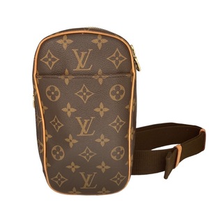 ルイ・ヴィトン LOUIS VUITTON ポシェット・ガンジュ M51870 モノグラムキャンバス ウエストバッグ レディース 中古