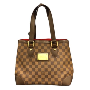  Louis * Vuitton LOUIS VUITTON ham ste doPM N51205 Brown Damier leather handbag lady's used 