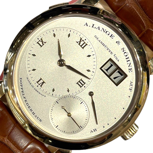 ランゲ＆ゾーネ A.LANGE&SOHNE ランゲ1 101.032 ホワイト K18ピンクゴールド 腕時計 メンズ 中古